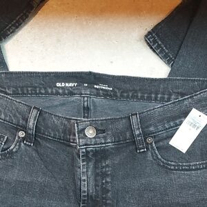 Old Navy Washed Black Boyfriend Jeans